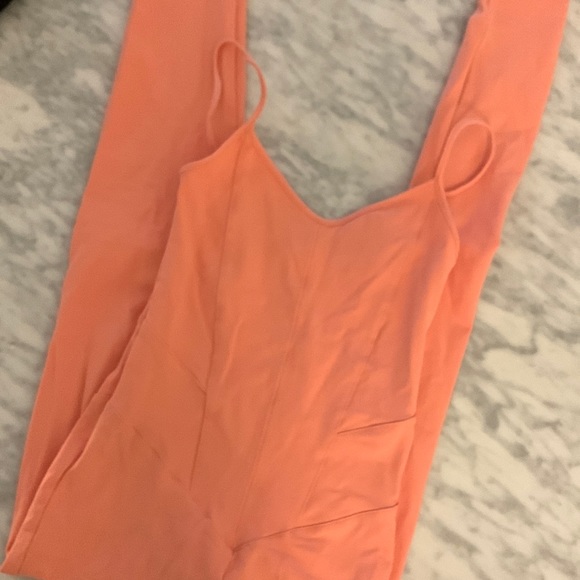 Live The Process pink corset jumpsuit XS - Picture 2 of 5